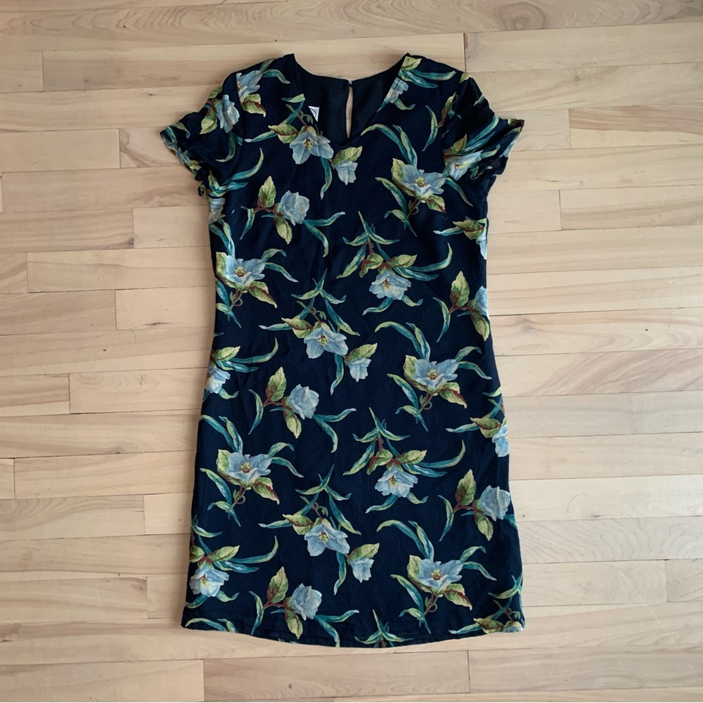 LAURA ASHLEY -  Vintage Floral Mini Dress
